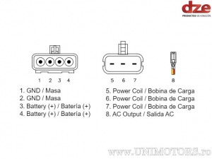 Relais de charge - Polaris RZR EFI 800 / Ranger 700 / Ranger 500 / Sportsman 500 EFI / Sportsman 800 / Sportsman 700 - DZE