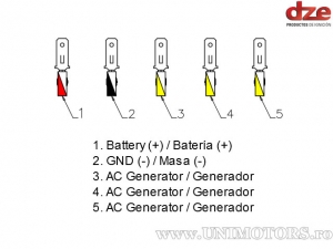 Relais de charge Suzuki GS 450 L ('84-'88) / GS 700 E ('85-'86) / GS 750 ES/ESD/EF ('83-'85) / GS 1100 ES/EF ('84-'86) - (DZE)