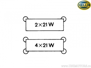 Releu semnalizare universal cu suport pentru LED - Hella