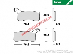 Remblokken voor - MCB824SI gesinterd SI - Lucas TRW