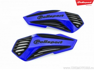 Replacement plastic set blue black hand guards MX Air - Polisport