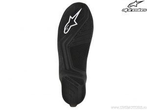 Replacement sole for Alpinestars SMX-1 R / SMX-6 v2 / SMX-S street motorcycle boots (black/white)