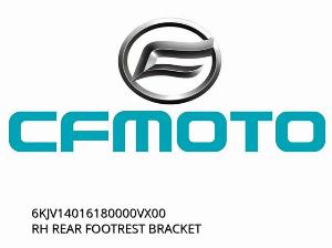 RH REAR FOOTREST BRACKET - 6KJV14016180000VX00 - CFMOTO