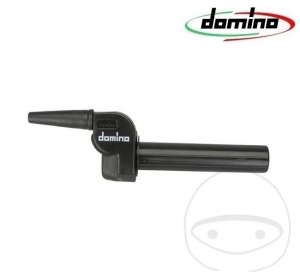 Right Handlebar (Throttle Control) Black Domino TRIAL Housing for Single Cable Model - JM