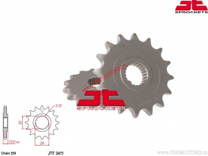 Ritzel vorn Bombardier DS 650 ('00-'05) / DS 650 BajaX ('01-'06) - JTF 3411 - JT