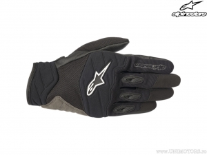 Road motorcycle gloves Shore (black/white) - Alpinestars