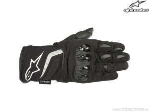 Road motorcycle gloves T-SP W Drystar (black/white) - Alpinestars