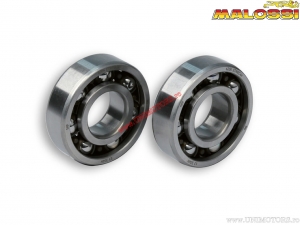 Rolamentos de esferas para biela (diâmetro 20x47x14mm / folga C4H) - Minarelli / Yamaha / Derbi D50B0 / EBS050 - 50 2T - Maloss