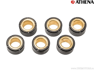 Role variator 19x15,5mm (set 6 role / 6,4gr) - Derbi Atlantis 02 Bullet 5 / Gilera Runner 50FL / Piaggio ZIP 50 Euro1 - Athena