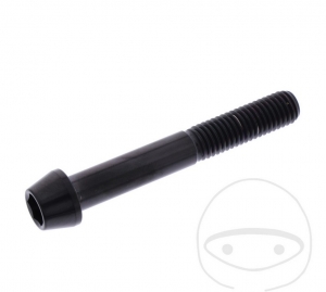 Round conical cap screw Pro Bolt M10 x 1.50 x 70 mm stainless steel A4 black - JM