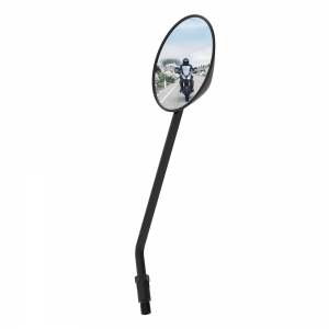 Round Motorcycle Mirror (Black) - Oxford