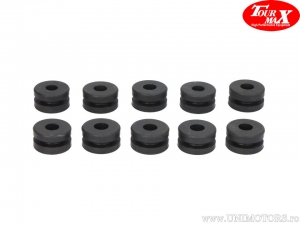 Rubber buffer (set of 10 pieces) - Honda CB 1000 / CBF 600 / CBR 600 / CBR 1100 / CM 250 / ST 1100 / VFR 800 / XR 250 - TourMax