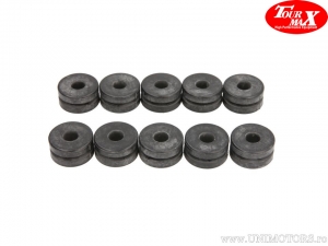 Rubberen stootkussen (set van 10 stuks) - Honda CBR 1000 F / CBR 1000 RR / CBR 1000 RRS / CR 250 R / VT 750 C - TourMax