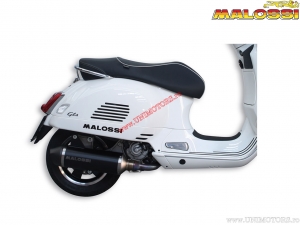 RX black exhaust system (3218016.K0) - approved - Vespa GTS ABS 300i H2O 4T E4 '16-'18 (EU approved) - Malossi