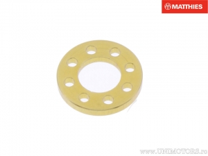 Saiba Bout M6 6.00 x 12.00 x 1.50 mm aluminium Racing goud - JM