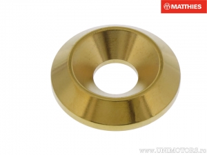 Saiba con rosca M5 M5 5.00 x 15.00 x 4.00 mm acero inoxidable A4 dorado - JM