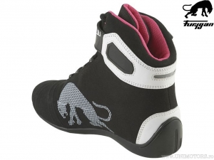 Sapatos de motocicleta femininos Furygan Jet D30 Sympatex preto-rosa (preto-rosa) - Furygan