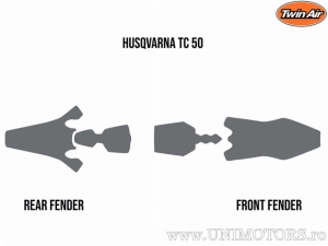 Schuim vuilafstotend set - Husqvarna TC 50 ('17-'22) / TC 50 Mini ('18-'22) - Twin Air