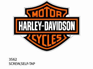 SCREW,SELF-TAP - 3562 - Harley-Davidson