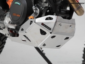 Scut motor - material: aluminiu - culoare: argintiu - KTM 690 Enduro / Husqvarna 701 models - SW-Motech