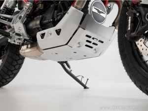 Scut motor - material: aluminiu - culoare: argintiu - Moto Guzzi V85 TT ('19-) - SW-Motech