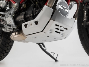 Scut motor - material: aluminiu - culoare: argintiu - Moto Guzzi V85 TT ('19-) - SW-Motech