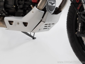 Scut motor - material: aluminiu - culoare: argintiu - Moto Guzzi V85 TT ('19-) - SW-Motech