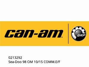 SEADOO 98 OM 10/15 COMM.E/F - 0213292 - Can-AM