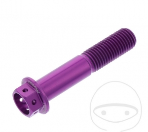 Sechskantkappe Schraube Pro Bolt M10 x 1.25 x 50 mm Aluminium Racing Violett - JM