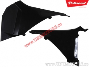 Seitenteil Luftfilterkasten (schwarz / set) KTM EXC 125 / EXC 250 / EXC 300 / EXC 450ie / EXC 500 ie ('12-'13) - Polisport