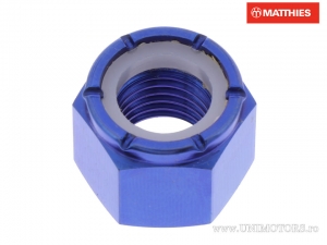 Self-locking nut Pro Bolt M12 x 1.50 mm blue titanium - JM