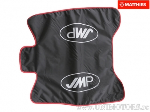 Service protection cover for motorcycle fuel tank black - JM