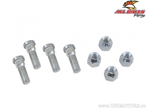 Set bolts / nuts rear wheel - Polaris Brutus HD1000 / Ranger 1000EPS / RZR900 50 Inch / RZR900 Trail Sport - All Balls