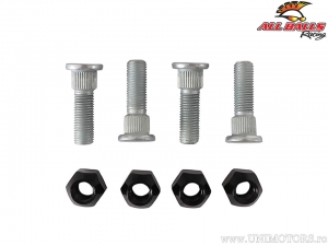 Set bouten / moeren achterwiel - Yamaha 450 Rhino ('06-'09) / 660 Rhino ('04-'07) - All Balls