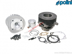 Set cilindro (diametro 47mm / 75cc) - 140.0054 - Piaggio APE 50 / APE Car P50 / APE Mix 50 / APE TM P50 / APE Web 50 2T - Polini