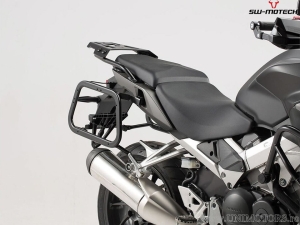 Set cutii laterale (sidecase) AERO ABS (2x25L) si suporti EVO - 50.0L - Honda VFR800X Crossrunner ('15-) - SW-Motech