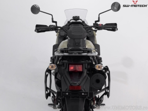 Set cutii laterale (sidecase) AERO ABS (2x25L) si suporti EVO - 50.0L - Kawasaki KLR650 ('08-'18) - SW-Motech