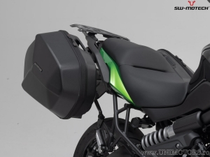 Set cutii laterale (sidecase) AERO ABS (2x25L) si suporti EVO - 50.0L - Kawasaki Versys 650 ('14-) - SW-Motech