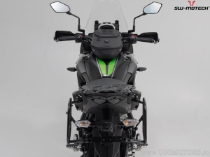 Set cutii laterale (sidecase) AERO ABS (2x25L) si suporti EVO - 50.0L - Kawasaki Versys 650 ('14-) - SW-Motech