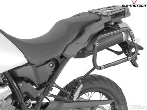 Set cutii laterale (sidecase) AERO ABS (2x25L) si suporti EVO - 50.0L - Yamaha XT 660 Z Ténéré ('07-'16) - SW-Motech