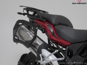 Set cutii laterale (sidecase) AERO ABS (2x25L) si suporti PRO - 50.0L - Benelli TRK 502 X ('18-) - SW-Motech