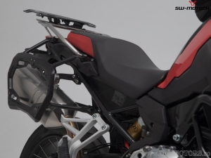 Set cutii laterale (sidecase) AERO ABS (2x25L) si suporti PRO - 50.0L - BMW F750GS / F850GS/Adv ('17-) - SW-Motech