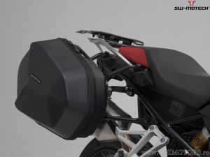 Set cutii laterale (sidecase) AERO ABS (2x25L) si suporti PRO - 50.0L - BMW F750GS / F850GS/Adv ('17-) - SW-Motech