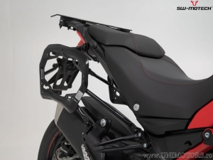 Set cutii laterale (sidecase) AERO ABS (2x25L) si suporti PRO - 50.0L - Ducati Multistrada 1200/ 1260/ 950/ V2 - SW-Motech