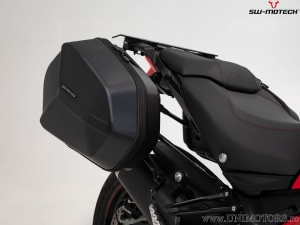 Set cutii laterale (sidecase) AERO ABS (2x25L) si suporti PRO - 50.0L - Ducati Multistrada 1200/ 1260/ 950/ V2 - SW-Motech