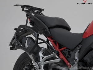 Set cutii laterale (sidecase) AERO ABS (2x25L) si suporti PRO - 50.0L - Ducati Multistrada V4 ('20-) - SW-Motech