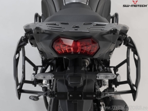 Set cutii laterale (sidecase) AERO ABS (2x25L) si suporti PRO - 50.0L - Kawasaki Versys 1000 / 1000 S ('18-) - SW-Motech