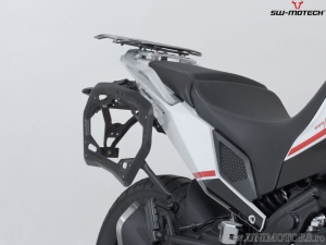 Set cutii laterale (sidecase) AERO ABS (2x25L) si suporti PRO - 50.0L - Moto Morini X-Cape 650 ('21-) - SW-Motech