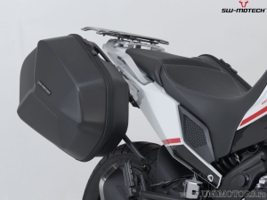 Set cutii laterale (sidecase) AERO ABS (2x25L) si suporti PRO - 50.0L - Moto Morini X-Cape 650 ('21-) - SW-Motech