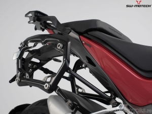 Set cutii laterale (sidecase) DUSC L (2x41L) si suporti PRO - 82.0L - Ducati Multistrada 1260 ('17-) - SW-Motech